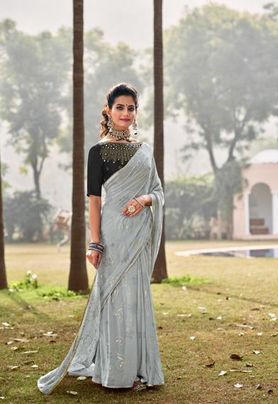 Lt Rajkanya Fancy Party Wear Wholesale Georgette Sarees Catalog
